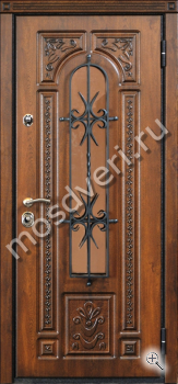 Железная дверь МДФ с ковкой - купить от производителя Мосдвери Железная дверь МДФ с ковкой