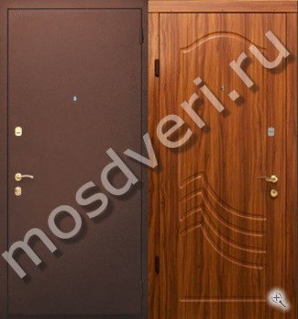 Дверь с шумоизоляцией, отделка порошковый окрас + МДФ - купить от производителя Мосдвери Дверь с шумоизоляцией, отделка порошковый окрас + МДФ